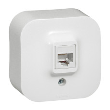 Розетка Rj45 Кат 5е Utp, Білий