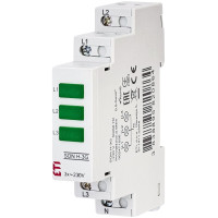 Трифазний індикатор наявності напруги SON H-3G (3x зелений LED)