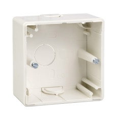 Корпус для відкритого монтажу, 1-постовий, полярно-білий, Merten, M-Smart Schneider Electric  MTN512119
