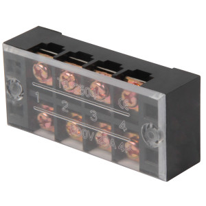 Клемна колодка захищена e.tc.protect.25.4, 25А, 4 полюса