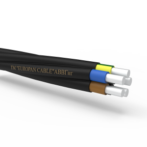 Кабель АВВГнг 5х2,5 силовий EUROPAN CABLE