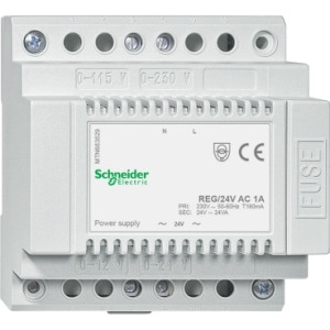 Джерело живлення REG, AC 24 В/ 1А, світло сірий, KNX Schneider Electric MTN663529