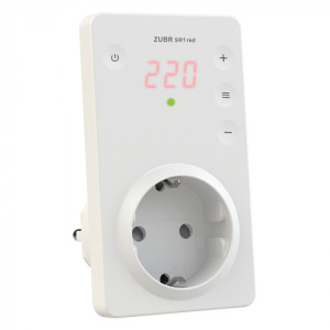 Реле напруги "Zubr" у розетку SR1 red 16A, 3,0кВТ