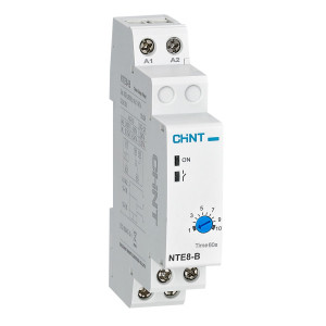 Реле затримки часу NTE8-B 48s-480s AC230V на увімкнення 1NO