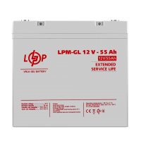 Аккумулятор гелевий LPM-GL 12V - 55 Ah