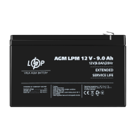 Акумулятор AGM LPM 12V - 9 Ah Акумулятор AGM LPM 12V - 9 Ah