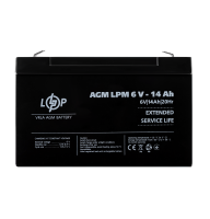 Акумулятор AGM LPM 6V - 14 Ah Акумулятор AGM LPM 6V - 14 Ah