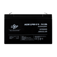 Акумулятор AGM LPM 6V - 14 Ah