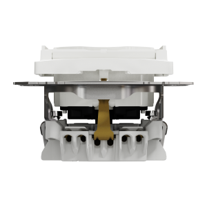 Розетка з заземленням, зі шторками та кришкою Білий Sedna Design Schneider Electric SDD111024