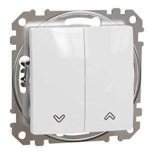 Вимикач для жалюзі Білий Sedna Design Schneider Electric SDD111104