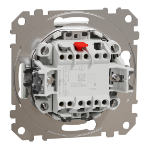 Одноклавішний перемикач Білий Sedna Design Schneider Electric SDD111106