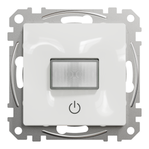 Датчик руху із вимикачем 10 A Білий Sedna Design Schneider Electric SDD111504