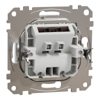 Розетка для виводу кабеля Білий Sedna Design Schneider Electric SDD111903