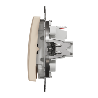 Одноклавішний вимикач, бежевий, Sedna Design&Elements,SDD112101 Schneider Electric