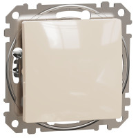 Одноклавішний перемикач Бежевий Sedna Design Schneider Electric SDD112106