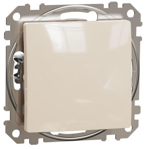 Одноклавішний перемикач Бежевий Sedna Design Schneider Electric SDD112106