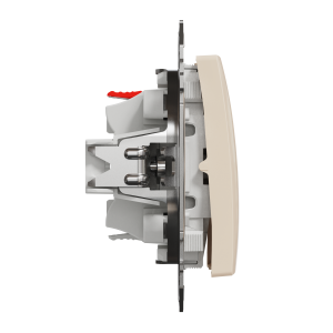 Кнопка на два напрямки Бежевий Sedna Design Schneider Electric SDD112116