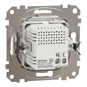USB розетка тип A+C 2,4A Бежевий Sedna Design Schneider Electric SDD112402
