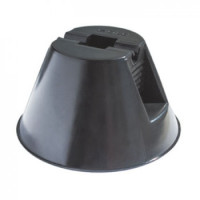 Пластиковий тримач з бетоном і подвійним фіксатором провідника, ND2114.1, ДКС