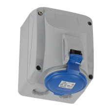 P17 Розетка накладна 32A 2К+З 230В IP44 