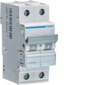 Автоматичний вимикач 2P 6kA C-4A 2M