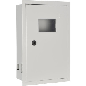 Корпус обліку металевий Light 12 модулів 3фл, вбудований IP31, серії UBox