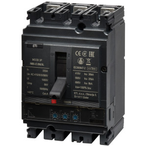 Автоматичний вимикач NBS-E 250/3L 250A (36kA, (0.4-1)In/(1.5-10)Ir) 3P