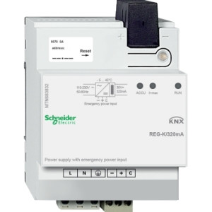 Джерело живлення KNX REG-K зі входом аварійного живлення, KNX Merten Schneider Electric MTN683832