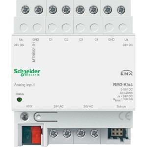 Аналоговий вхід REG-K/4-канальний, KNX, Merten Schneider Electric MTN682191