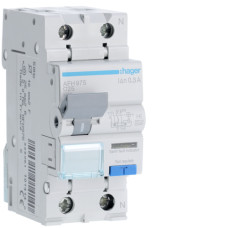 Диференційний автоматичний вимикач 1P+N 6kA C-25A 300mA HI