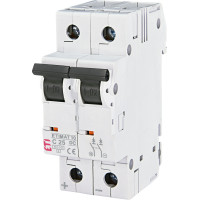 Автоматичний вимикач ETIMAT 10 DC 2p C 25A (6 kA)