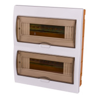 Корпус пластиковий 24-модульний e.plbox.stand.w.24k, вбудований