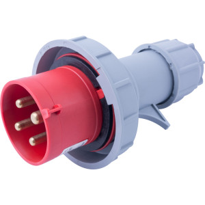 Силова вилка переносна e.plug.014.16.67, 4п., 400В, 16А, IP 67