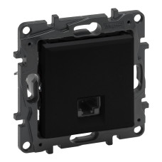 NILOE STEP Розетка інформаційна RJ45 CAT5e UTP колір Чорний
