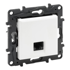 NILOE STEP Розетка інформаційна RJ45  CAT5e UTP колір Білий