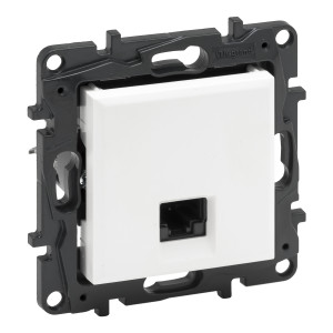 NILOE STEP Розетка інформаційна RJ45  CAT5e UTP колір Білий