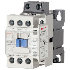 Контактор e.industrial.ukc.50.220, 50А, 220В, 3P, 1no+1nc