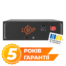 Акумулятор LP LiFePO4 51,2V - 100 Ah (5120Wh) (BMS JK 100A/50А) RM BL