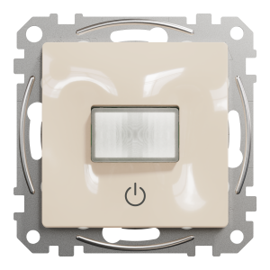 Датчик руху із вимикачем 10 A Бежевий Sedna Design Schneider Electric SDD112504