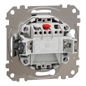 Одноклавішний вимикач, Алюміній, Sedna Design&Elements,SDD113101 Schneider Electric