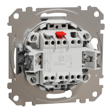 Одноклавішний перемикач Алюміній Sedna Design Schneider Electric SDD113106