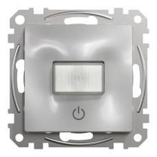 Датчик руху із вимикачем 10 A Алюміній Sedna Design Schneider Electric SDD113504