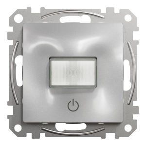Датчик руху із вимикачем 10 A Алюміній Sedna Design Schneider Electric SDD113504