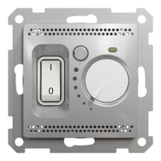 Термостат теплої підлоги 16 A Алюміній Sedna Design Schneider Electric SDD113507