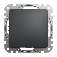 Одноклавішний вимикач, Чорний, Sedna Design&Elements,SDD114101 Schneider Electric