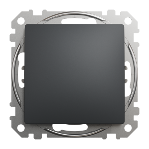 Одноклавішний вимикач, Чорний, Sedna Design&Elements,SDD114101 Schneider Electric
