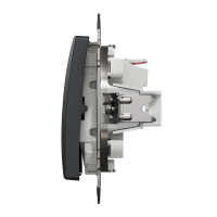 Двоклавішний вимикач Чорний Sedna Design Schneider Electric SDD114105