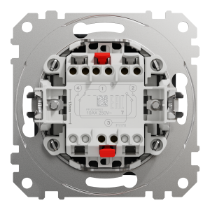 Перехресний/проміжний вимикач,Чорний, Sedna Design&Elements Schneider Electric SDD114107
