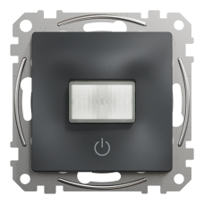 Датчик руху із вимикачем 10 A Чорний Sedna Design Schneider Electric SDD114504