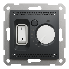 Термостат теплої підлоги 16 A Чорний Sedna Design Schneider Electric SDD114507